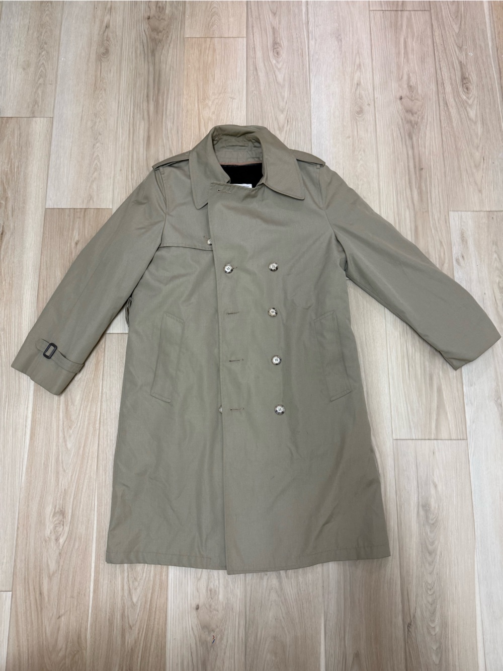 Vintage Raincraft Men’s Trench Coat 38 Regular Removable Fleece Lining